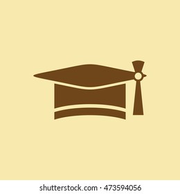 Graduation Cap Icon.