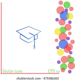 Graduation cap icon