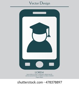 Graduation cap icon