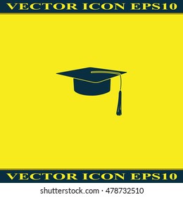 Graduation cap icon.