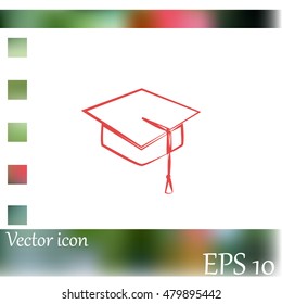 Graduation cap icon