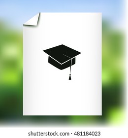 Graduation cap icon