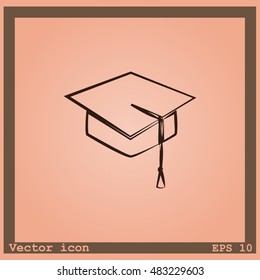 Graduation cap icon