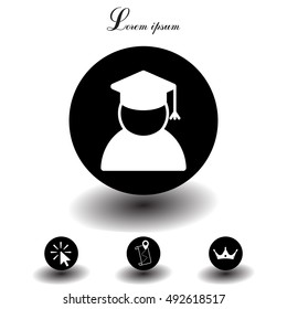 Graduation cap icon