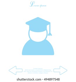 Graduation cap icon