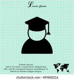 Graduation cap icon