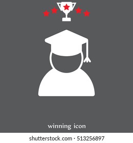 Graduation cap icon