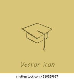 Graduation cap icon