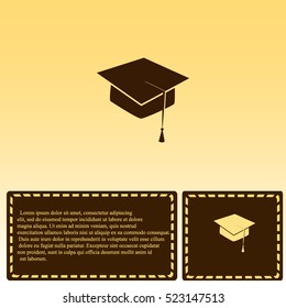 Graduation cap icon