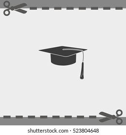 Graduation cap icon.