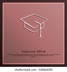 Graduation cap icon