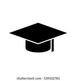 Graduation Cap Icon Stock Vector (Royalty Free) 539332783 | Shutterstock