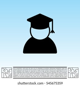 Graduation cap icon
