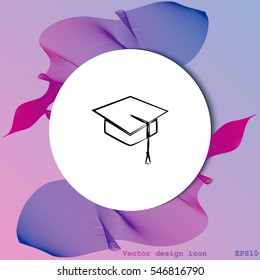 Graduation cap icon