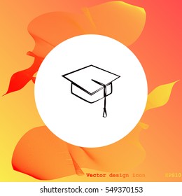 Graduation cap icon