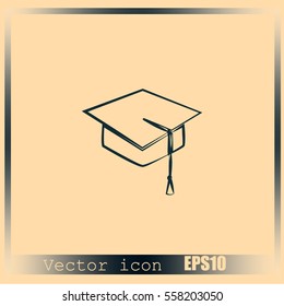 Graduation cap icon