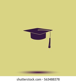 Graduation cap icon.