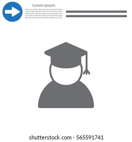 Graduation cap icon