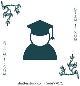 Graduation cap icon