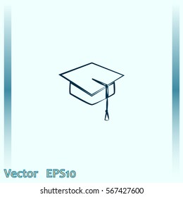 Graduation cap icon