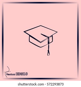 Graduation cap icon