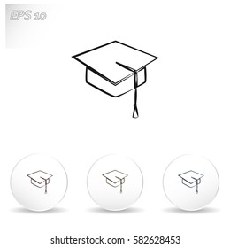 Graduation cap icon
