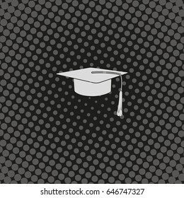Graduation cap icon.