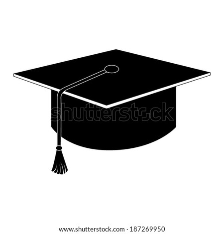 Graduation Cap Icon Stock Vector (Royalty Free) 187269950 - Shutterstock