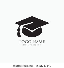 Graduation cap icon. Academic cap linear and full pictogram. line and glyph version, student hat outline and filled vector sign. Education symbol, logo