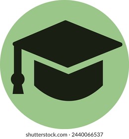 The Graduation Cap Icon Design 