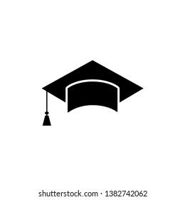 graduation cap icon design template