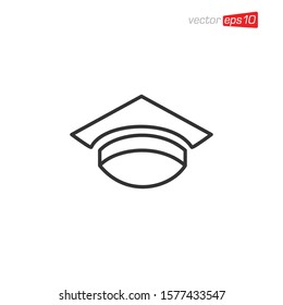 Graduation Cap Icon Design Vector