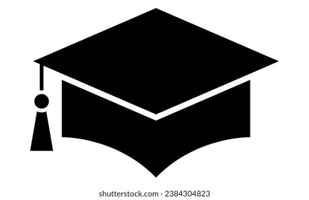 Graduation cap icon. Education symbol. Vector illustration