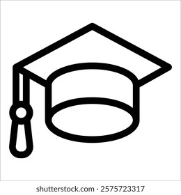 Graduation Cap Icon Element For Design