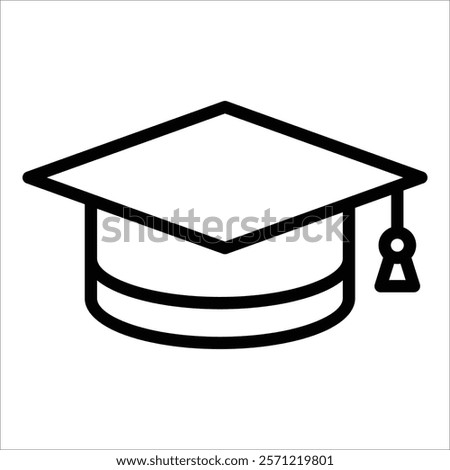 Graduation Cap Icon Element For Design