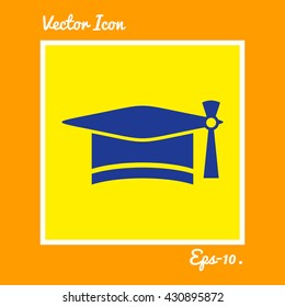 Graduation Cap Icon. Eps-10.