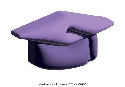 icono de cierre de graduación aislado