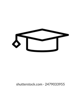 Graduation Cap Icon Ideal for Education and Academic Themes