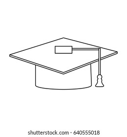 graduation cap icon image 