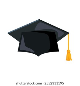 graduation cap icon isolated design