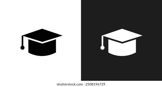 Graduação ícone ícone ícone logotipo definir vetor
