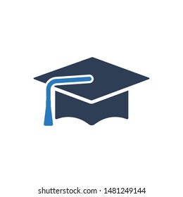 Graduation Cap Icon is perfect for use in any type of design projects.