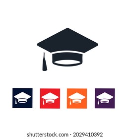 Graduation Cap Icon stock illustration