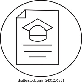 graduation cap icon, university or college graduation hat logo, student graduation cap diploma, vector illustration
