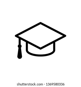 Graduation Cap Icon Vector