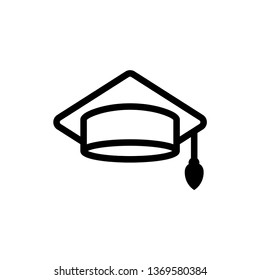 Graduation Cap Icon Vector