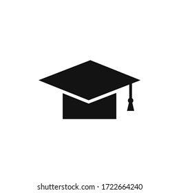 Graduation cap icon vector. Academic sign