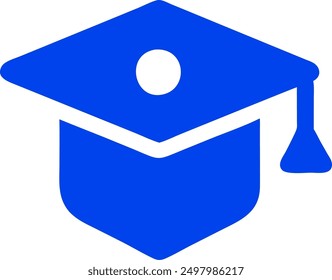 Graduation Cap icon vector art illustration
