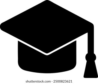 Graduation Cap icon vector art illustration