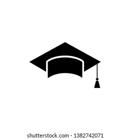 Graduation Cap Icon Vector Design Template